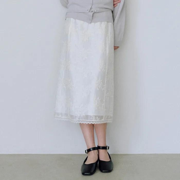 [1차 리오더] Laurel lace skirt_2colors