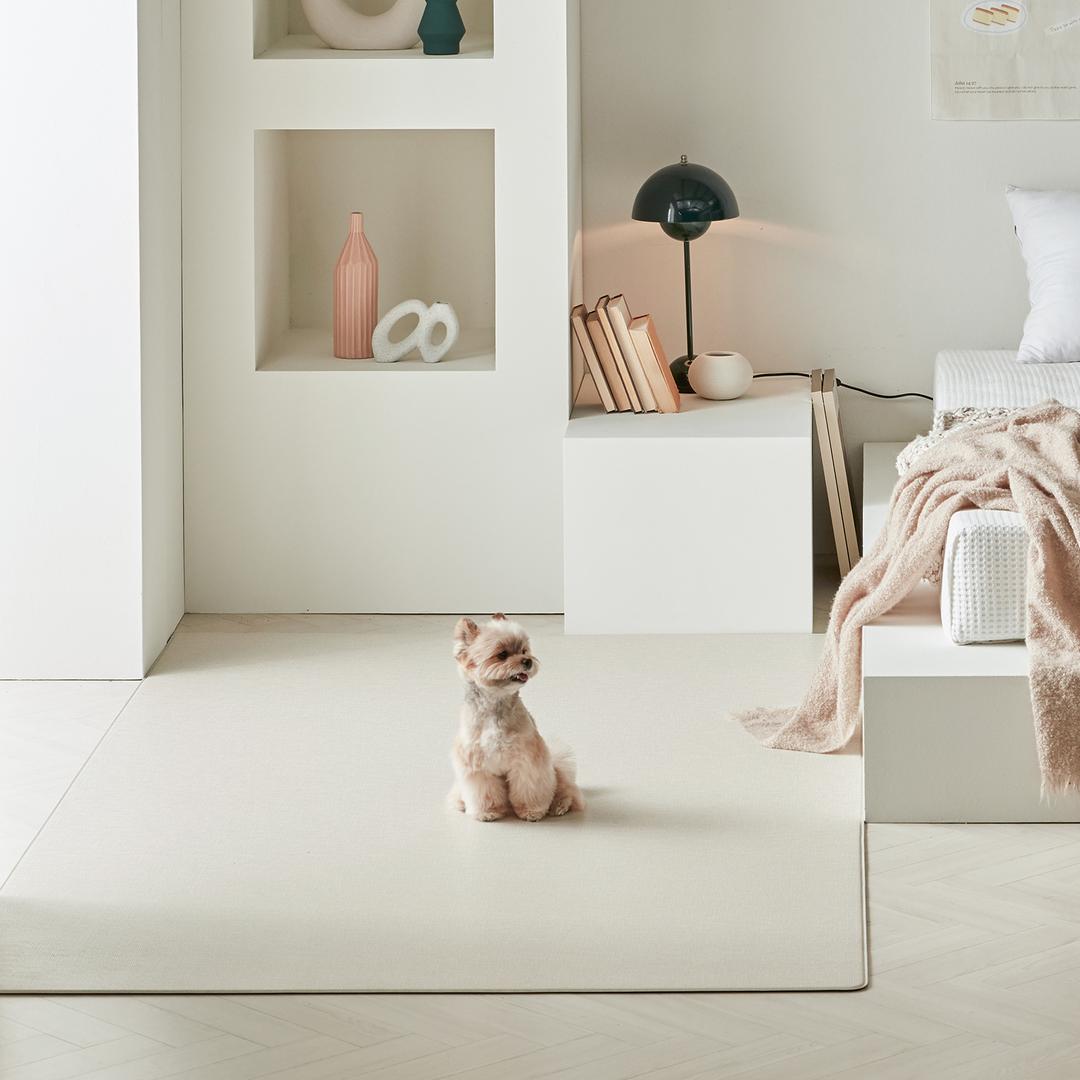 퍼핑 강아지매트 미끄럼방지 복도 매트리스 바닥 시공