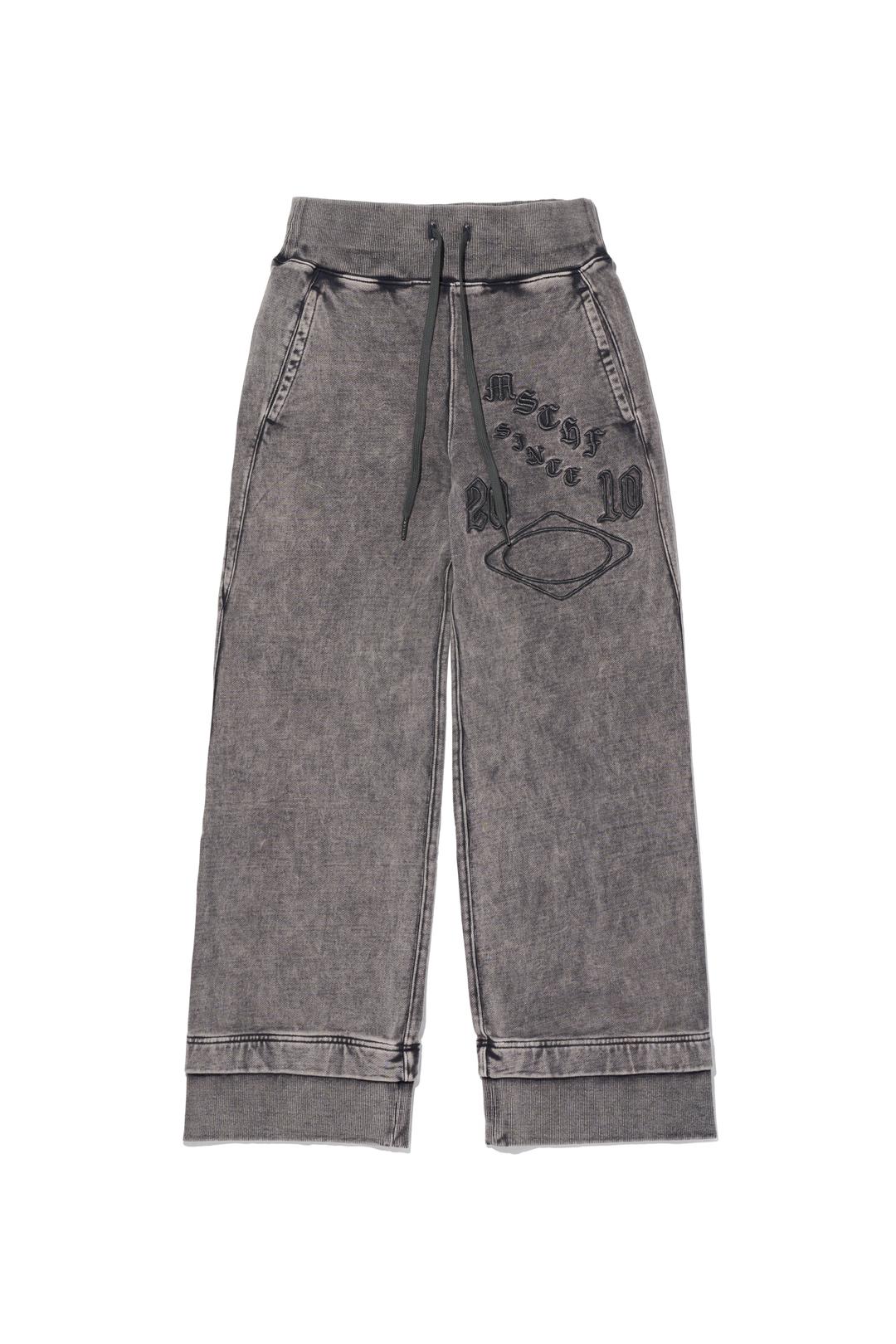 BANDING SWEAT PANTS_WASHED CHARCOAL