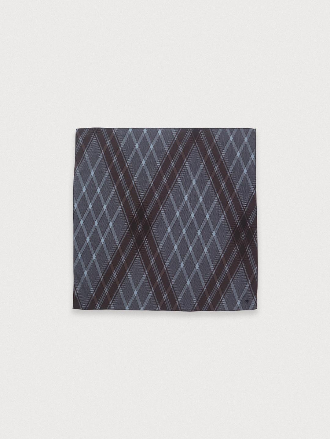 LONDON VINTAGE SCARF - BROWN