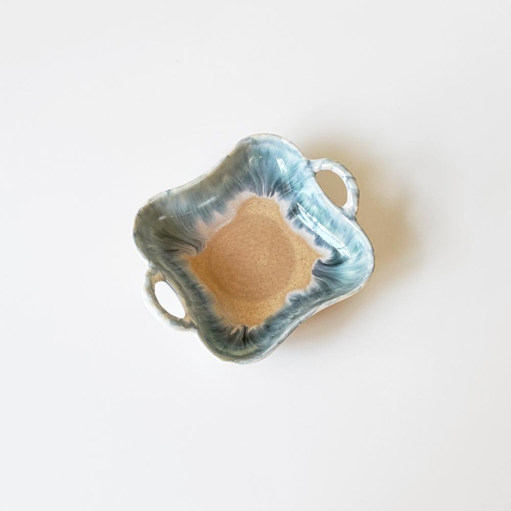 1950s W Germany Bay keramic basket