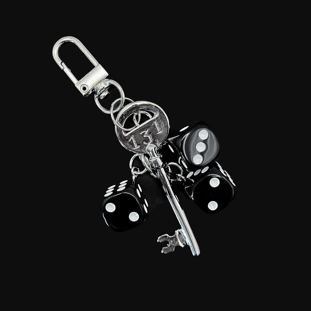 Hotel dice keyring #y2k
