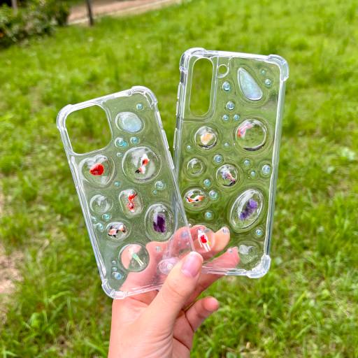 [Z플립4/아이폰14가능🌟] 물방울 _ 폰케이스💧