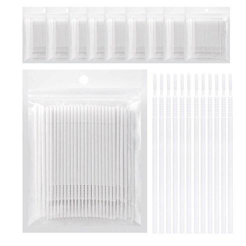 라몽 롱헤드 마이크로 브러쉬 미세작업 브러쉬, 화이트, 1000개 - 기타소품 | 쿠팡