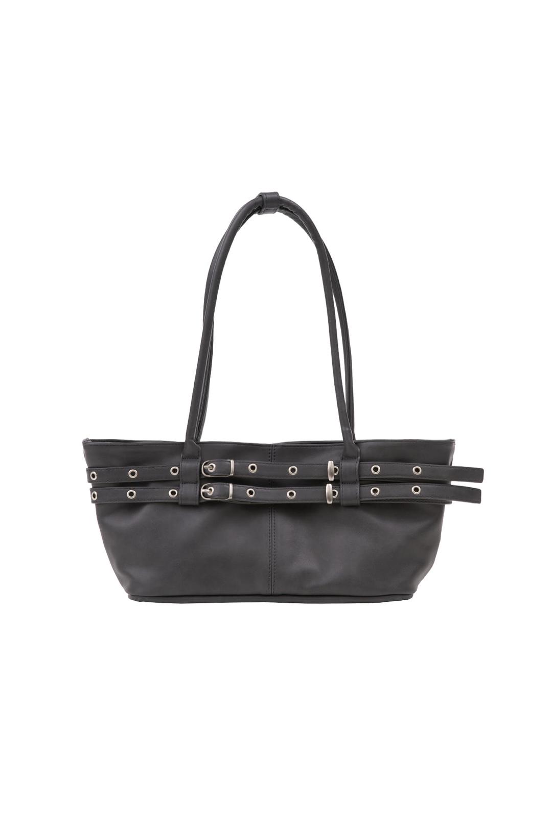 미니 벨티드 보트 백 mini belted boat bag (charcoal)