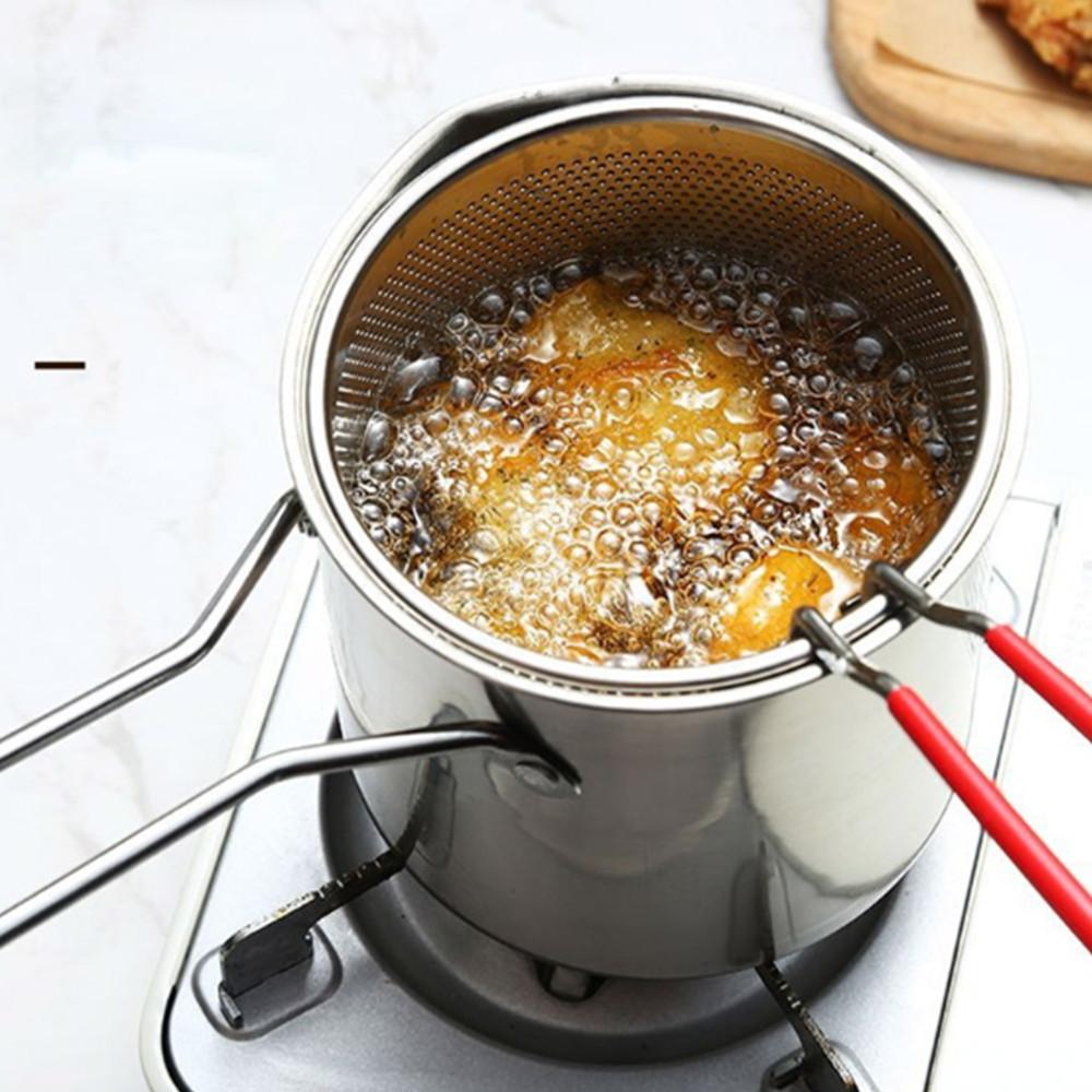 가정용튀김기 미니 1인용 튀김기 냄비 소형 캠핑용