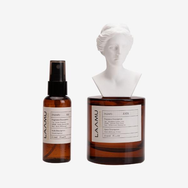 LAAMU | LAAMU BUST SCULPTURE ORNAMENT DIFFUSER + 50ml MULTI PERFUME SERIES