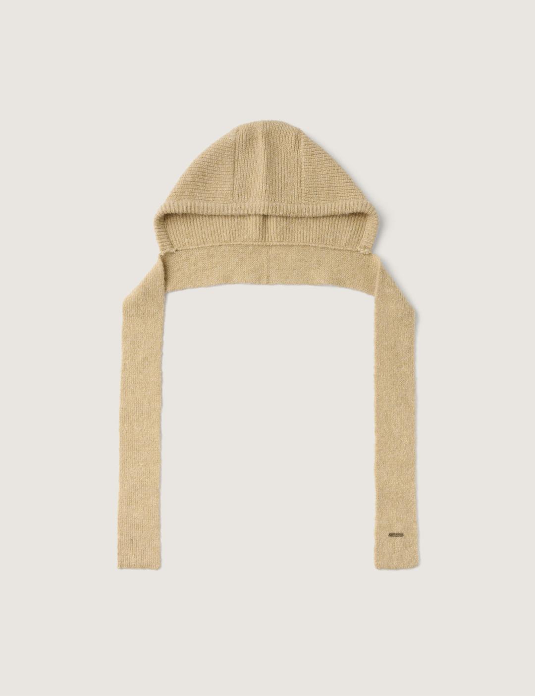 Colette Hood Muffler (Beige)