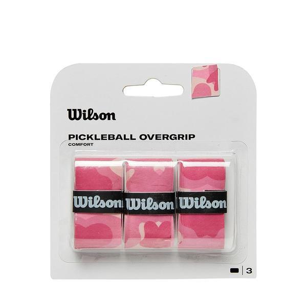 WILSON Pickleball 패들 오버그립 - 3팩, 핑크 카모