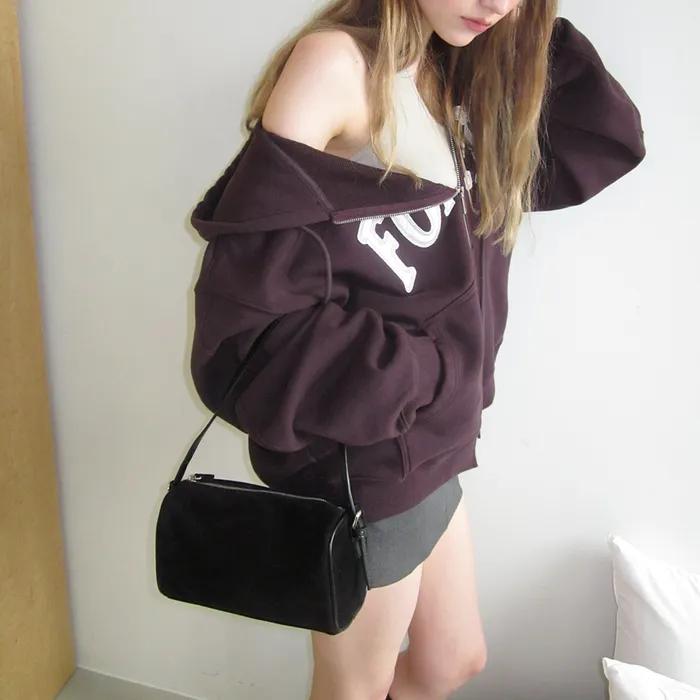 basil bag (suede black)