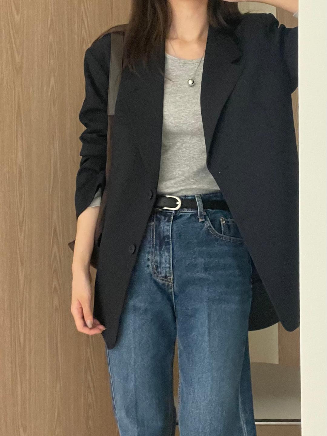 헤토프 코지 루즈핏 데일리 자켓 (2color)