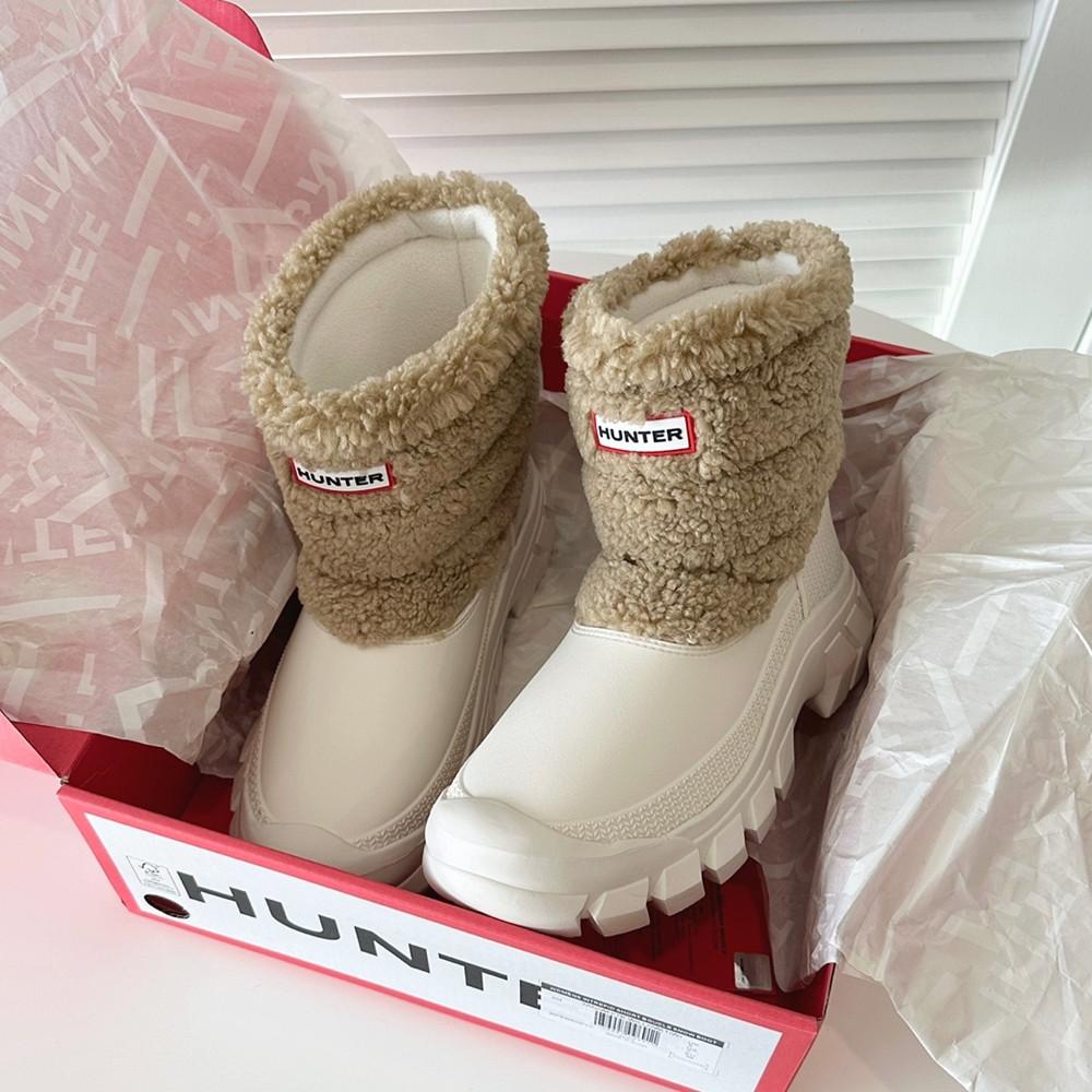 헌터 부클 숏 스노우 부츠 여성용