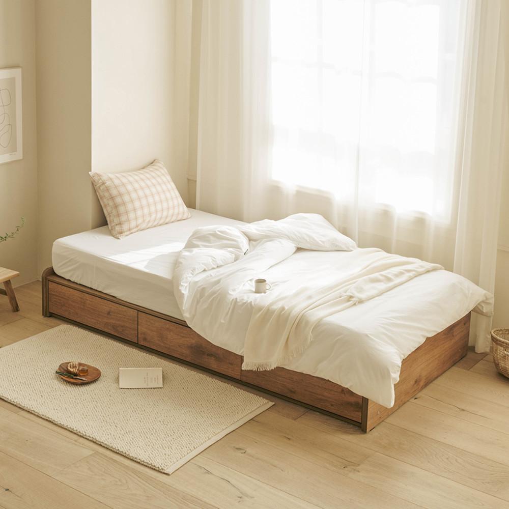 알렉스/끌로에 무헤드 수납 침대 SS