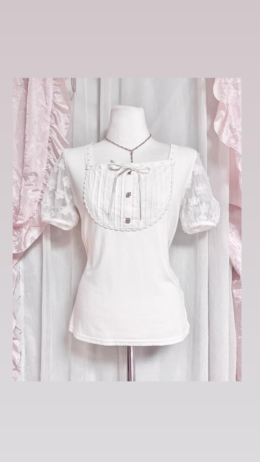 리즈리사 히메갸루 리본 로걀탑 (달천깔 핀터깔 빈티지 희귀매물 엔젤코어) | 후루츠패밀리