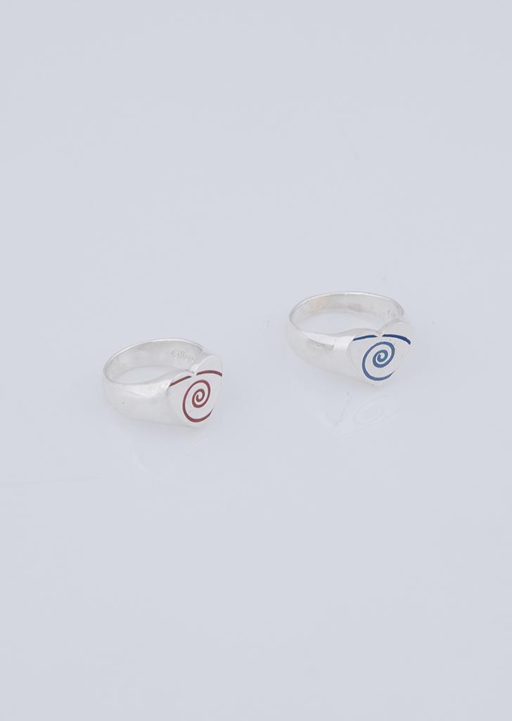 daze double heart ring color