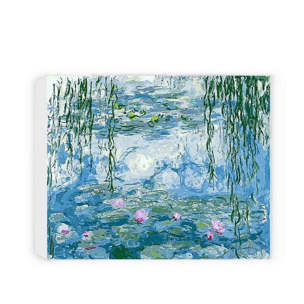 Blue water lilies
