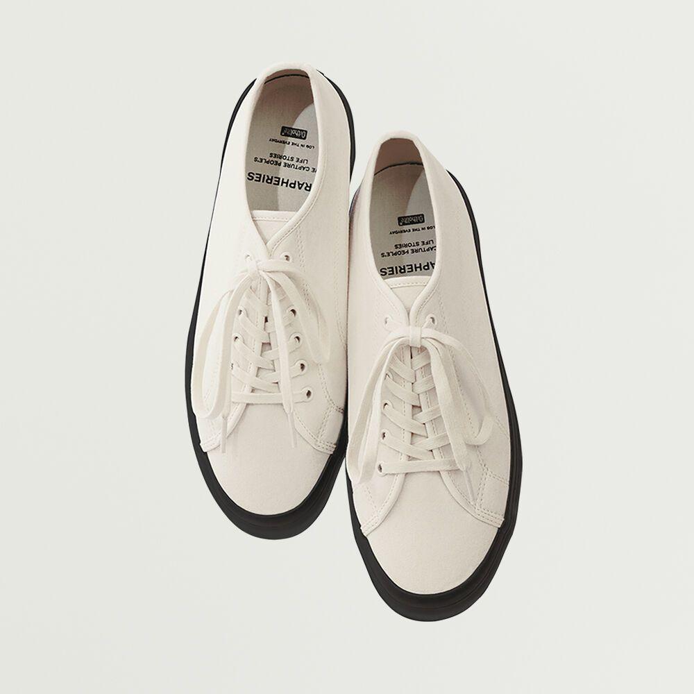 PLAIN SHOES - ECRU/BLACK