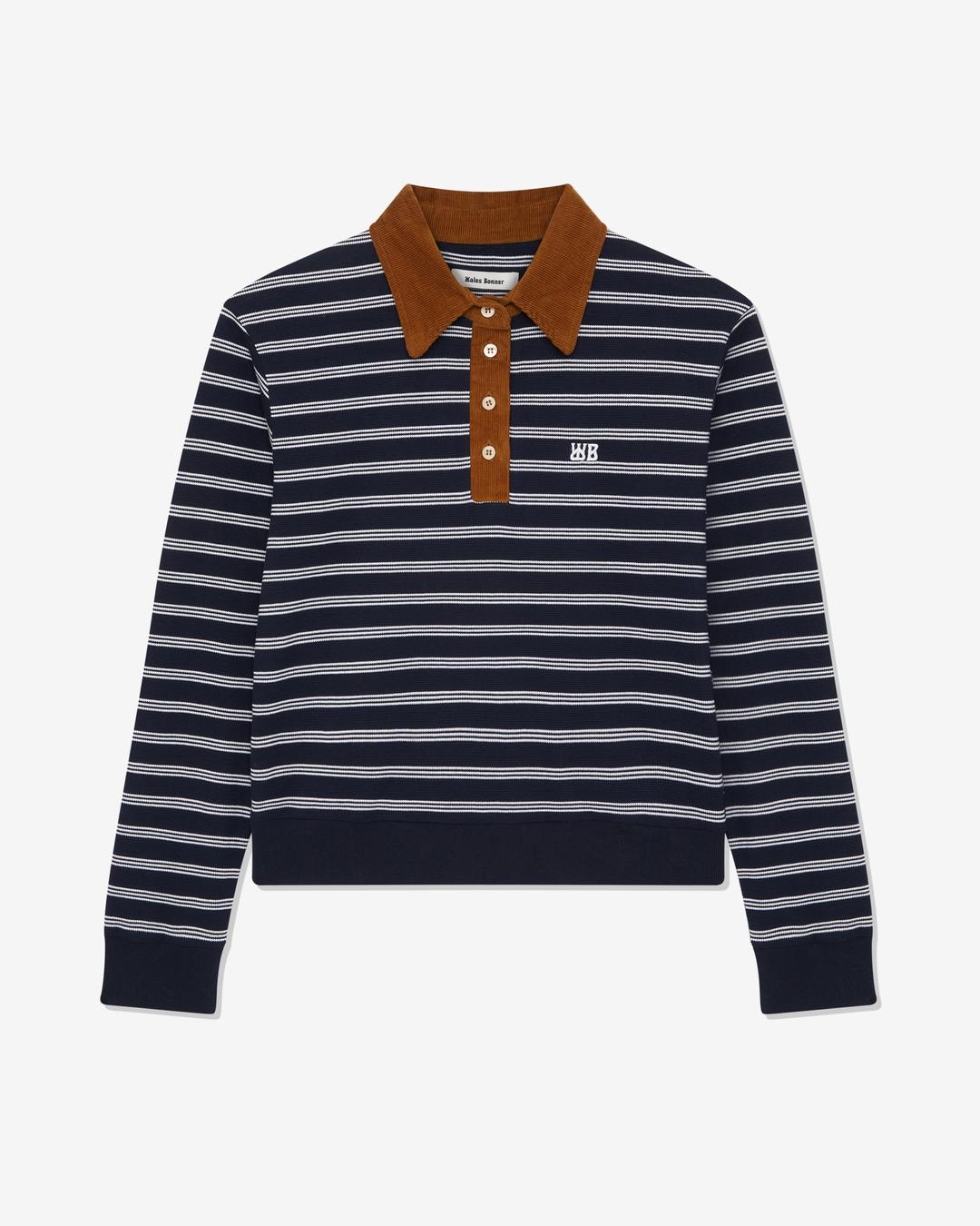 Wales Bonner - Women's Reflect Polo - (Navy)