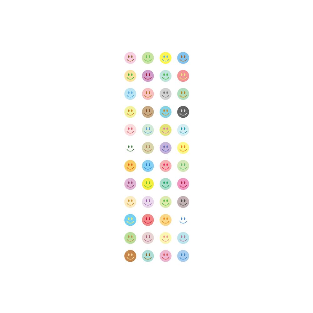 Seal sticker (colorful smile)