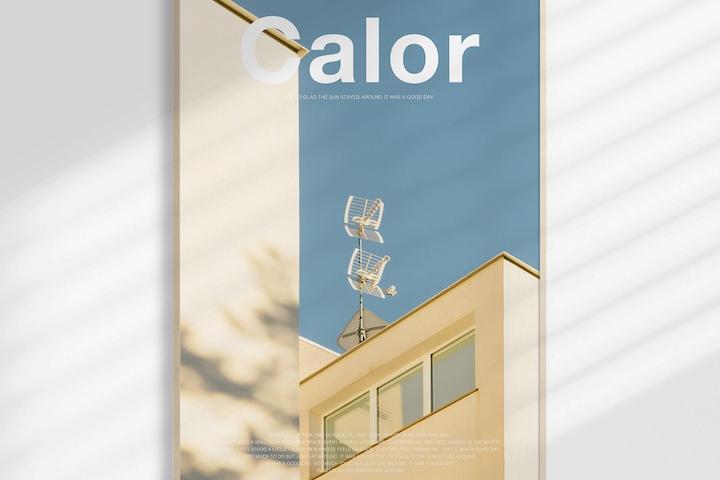 미드센츄리 모던 패브릭 아트포스터 인테리어액자 CALOR NO.017