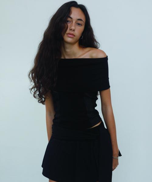 2WAY CURVED PANEL TOP BLACK