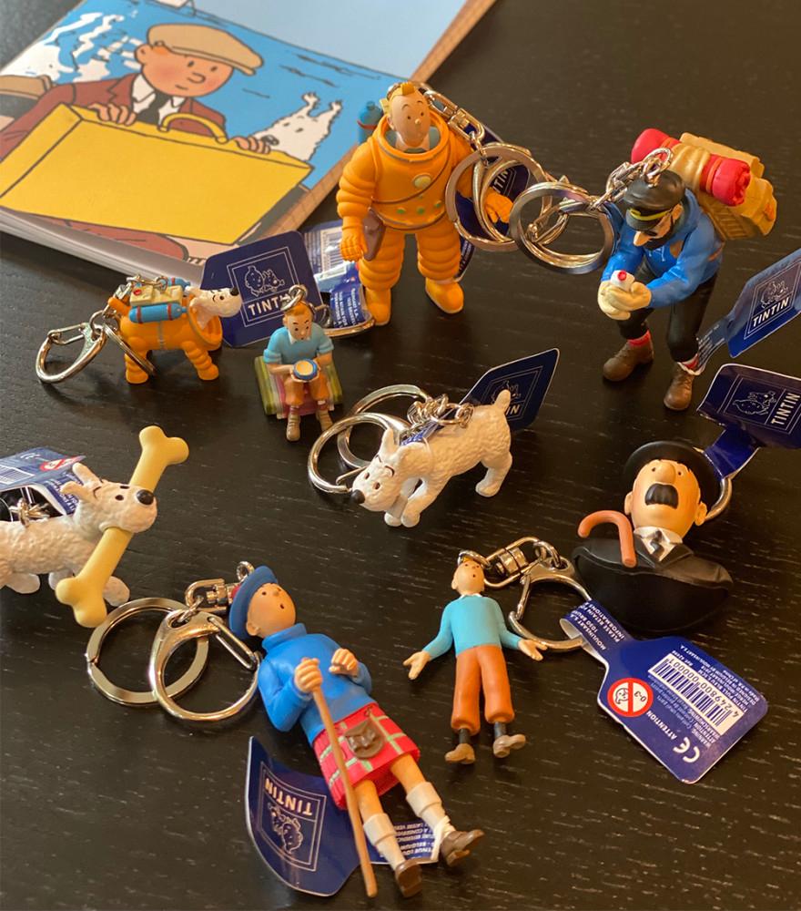 에르제 - 땡땡의 모험 TINTIN 키링 14종