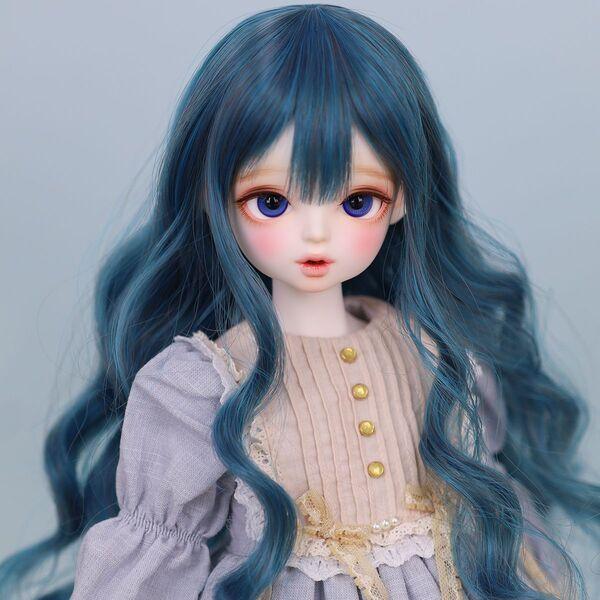 DOLK | [7-8"] Peony curl Ever (Misty Blue)