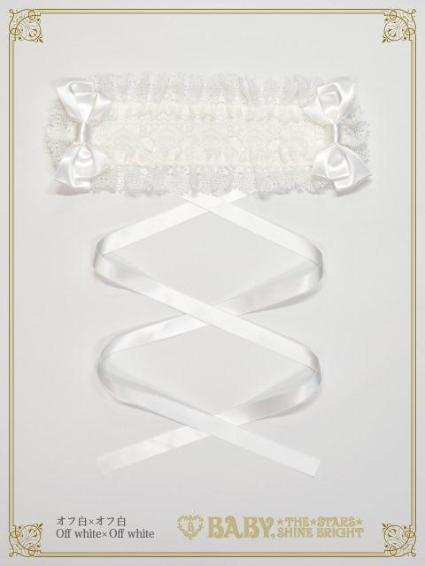くみゃちゃんのLovely Paradeヘッドドレス - オフ白×オフ白 White×White