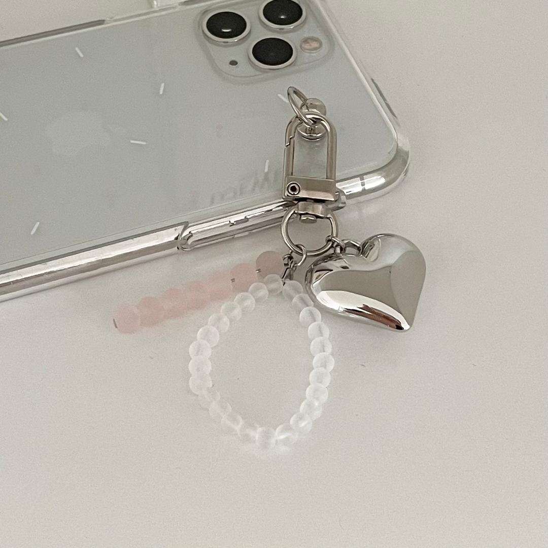 heart keyring [pink]