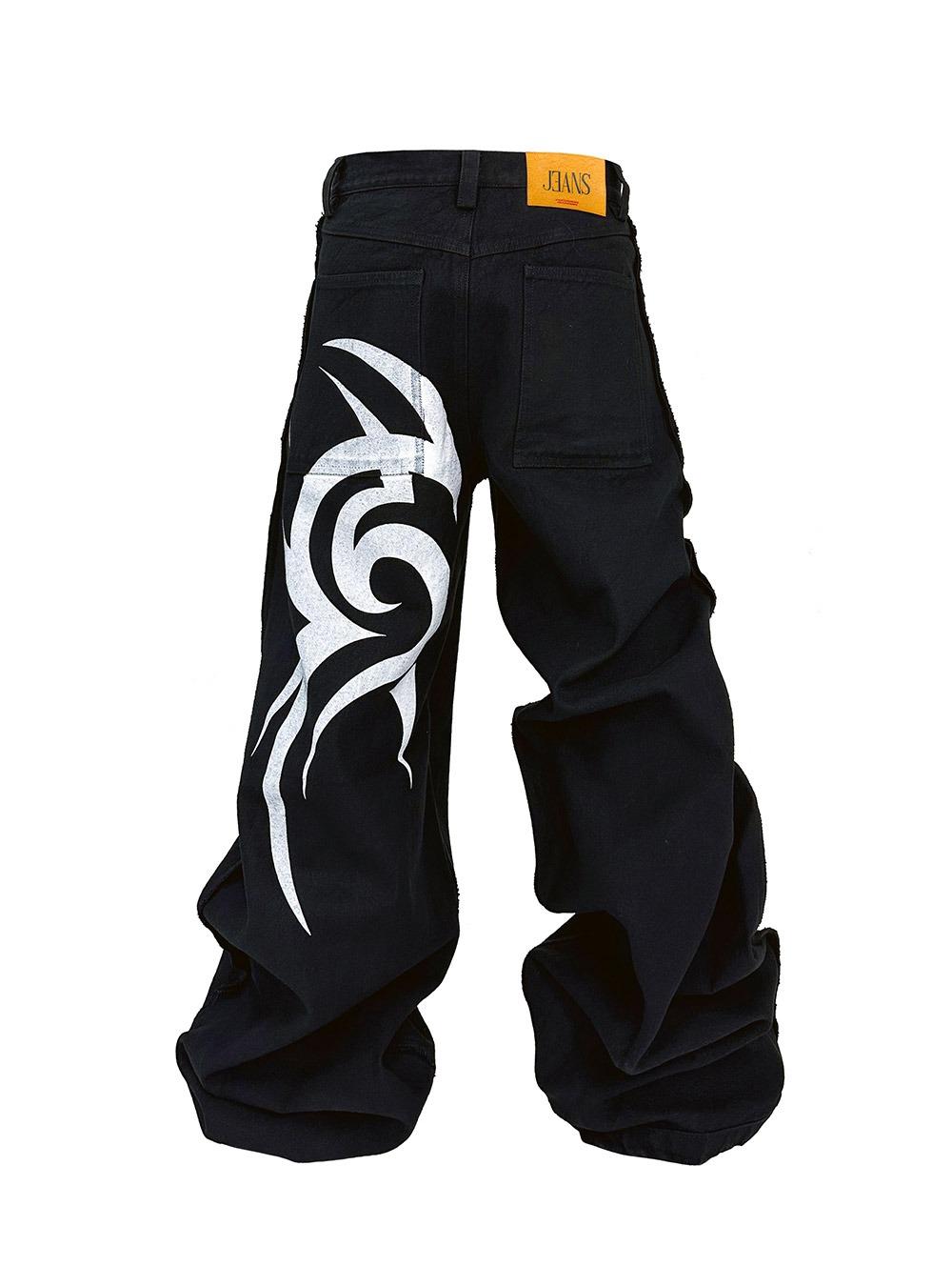 [PCCVISION] Tribal Print Wide Pants