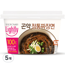 라이틀리 곤약 정통 짜장면  228g, 5개