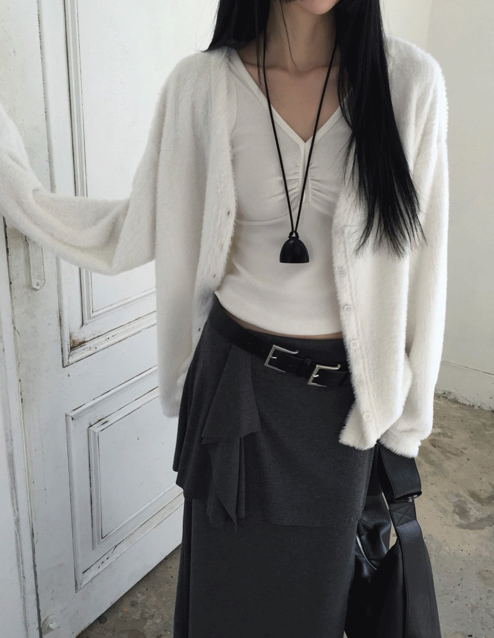 바드무드 베를린 퍼 브이 가디건 - CD