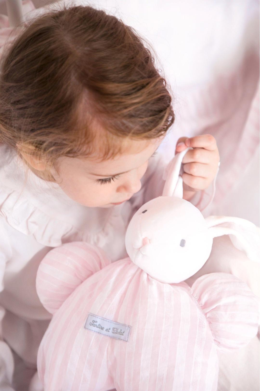 Augustin the 1977 rabbit - Pale pink