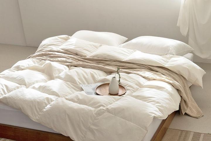 쿠폰가 129,270원/SE0등급 진저 프라임 저상형 무헤드 원목침대 깔판 프레임 SS Q