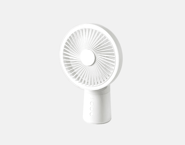 회전하는 듀얼 LED 무드등 테이블 선풍기