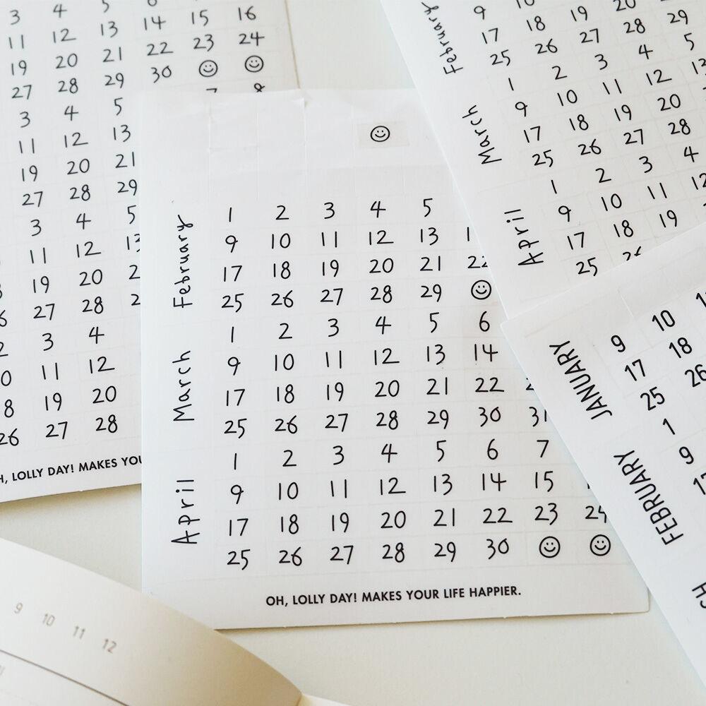 O,LD! Calendar Stickers