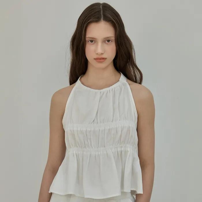 Ripple Halter Blouse_2Color