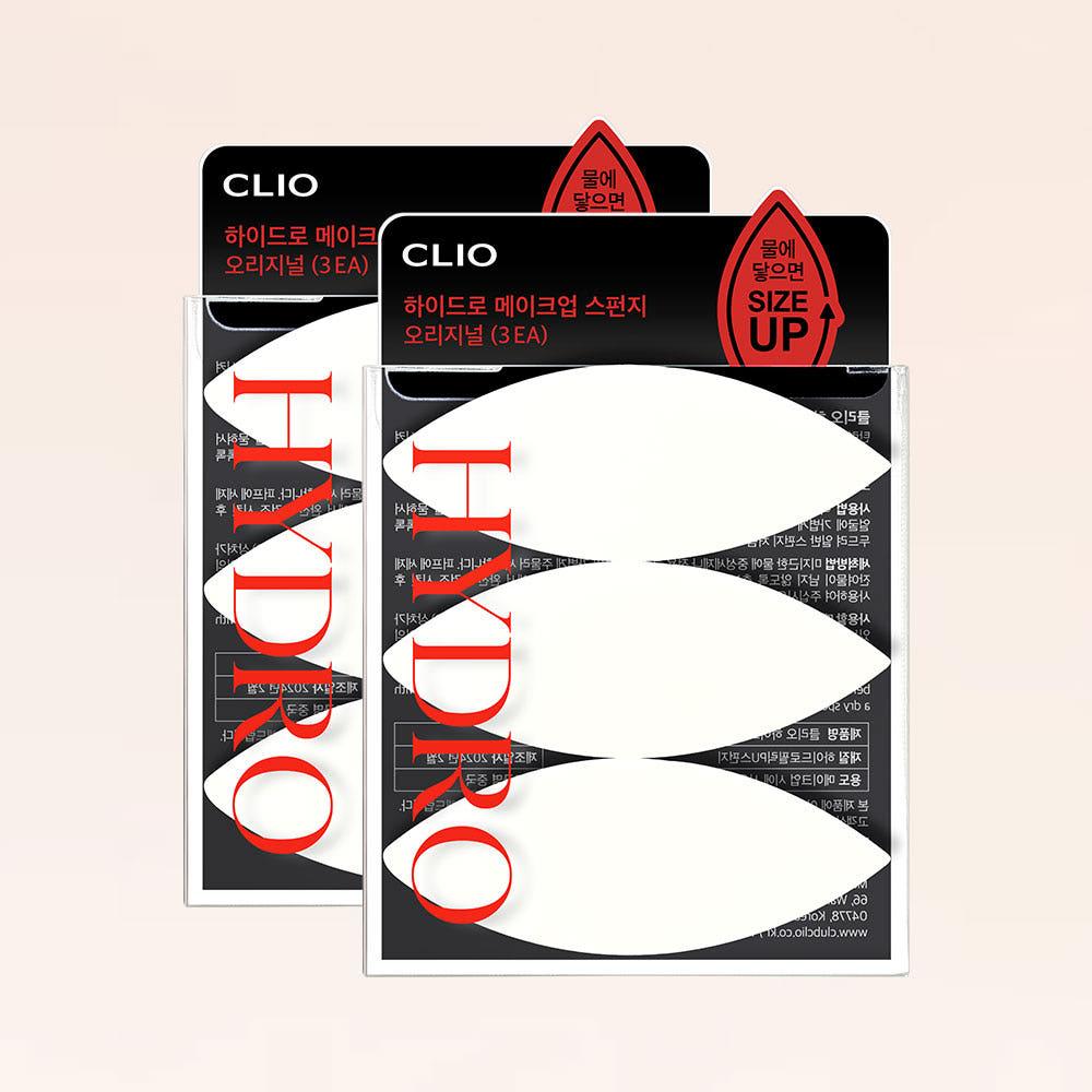 클리오 하이드로 메이크업 스펀지 오리지널 [3EA] 2개세트