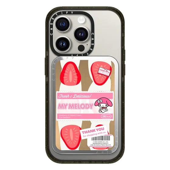 My Melody Fruit Sando Snappy Cardholder Stand