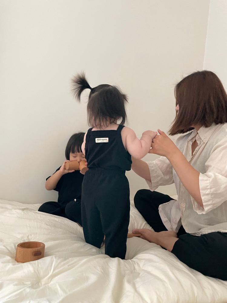 봄동맘 쿨링쿨링 3pcs 썸머 상하세트 유아동키즈 아기바캉스룩 어린이집등원룩 휴가