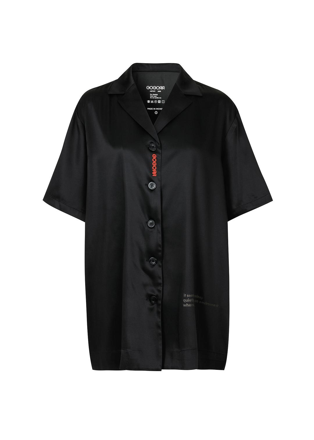 S Signature 블랙 숏T