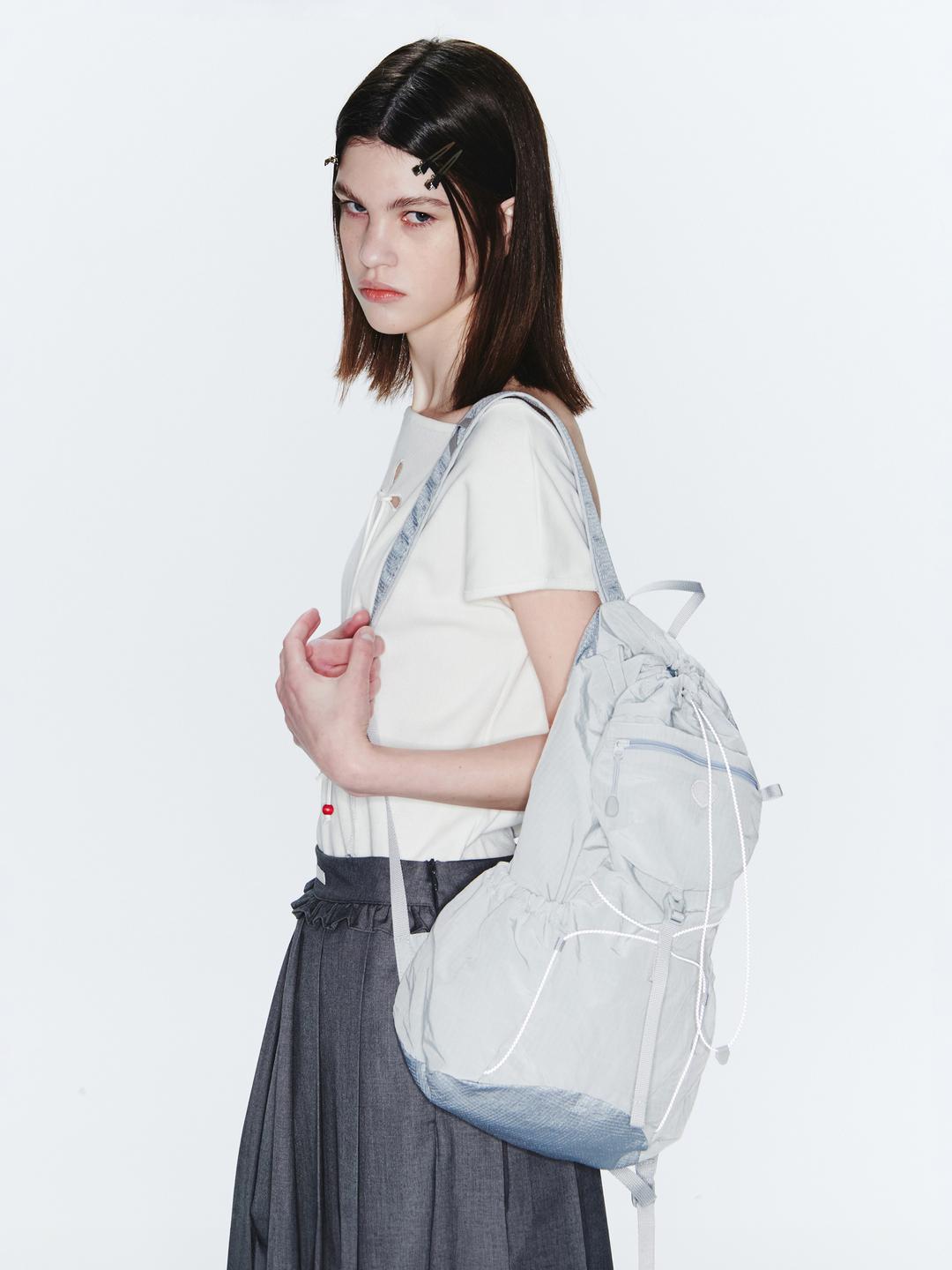 AIRY POCKET BACKPACK - GREY