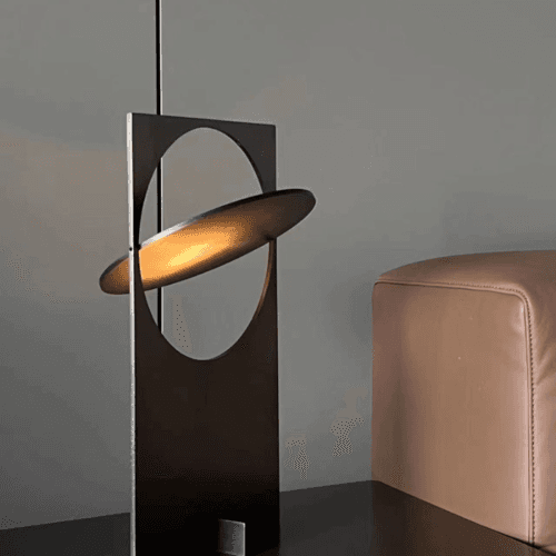 Saturn steel lamp