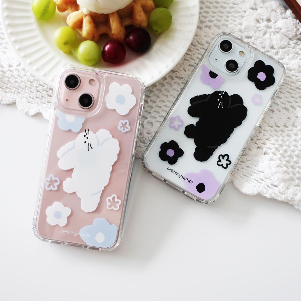 크리미메이드 | 몽글몽글 토끼 젤하드케이스