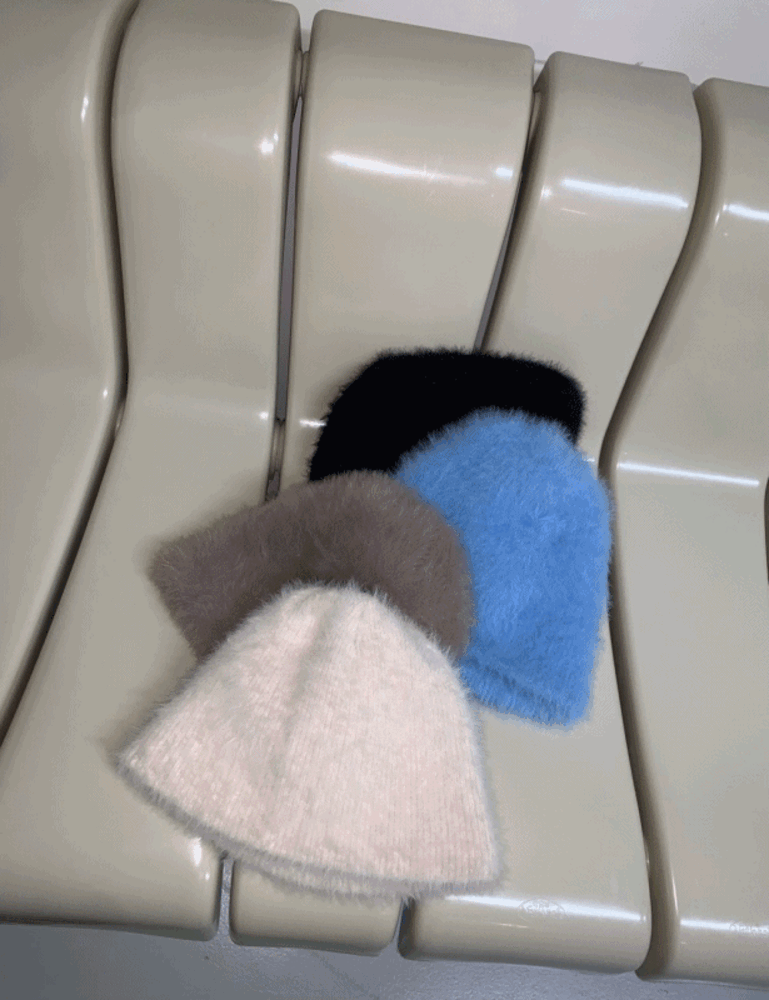 니트 앙고라 비니