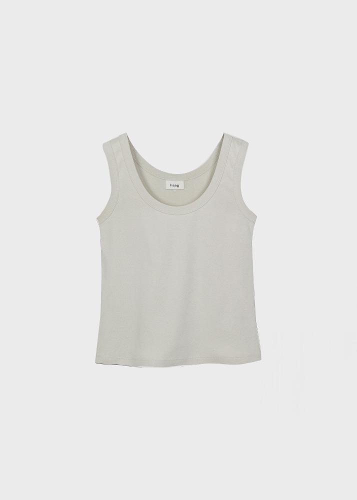 a classy sleeveless (warm grey)