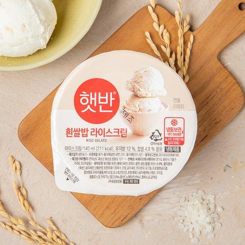 [햇반] 백미 라이스크림 140ml