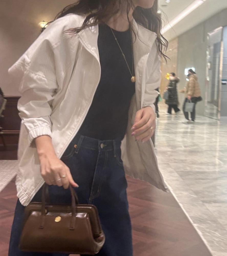 아이SALE / VASIL 바질 루즐 점퍼 스티치 블루종 아이보리 네이비 바실 2color