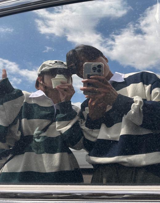 (UNISEX) 히든 단가라 카라 맨투맨