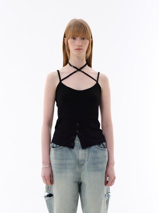 EVAN SLEEVELESS TOP / BLACK